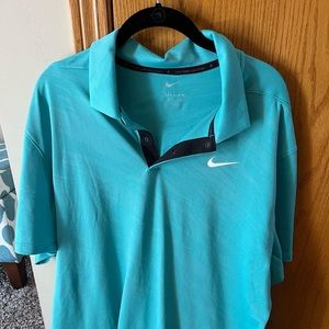 Teal Nike Tiger Woods XL Golf Polo